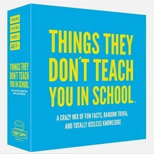 🩵Things They Don't Teach You in School 2010 Edition Trivia Game